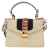 Gucci Sylvie Top Handle Bag Printed Leather