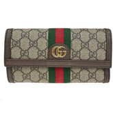 Gucci Ophidia Continental Wallet GG Coated Canvas
