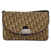 Christian Dior Vintage Trotter Shoulder Bag Canvas