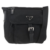 Prada Buckle Messenger Bag Tessuto