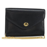 Christian Dior Vintage Chain Flap Shoulder Bag Leather