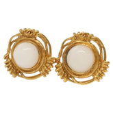Chanel Vintage CC Earrings Metal