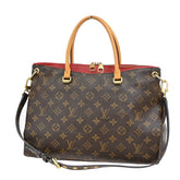 Louis Vuitton Pallas Tote Monogram Canvas with Leather