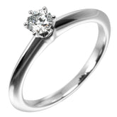 Tiffany & Co. Tiffany Setting Solitaire Ring Platinum with RBC Diamond I/VS1