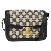 Celine Triomphe Shoulder Bag Canvas with Leather