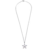 Chanel Star CC Pendant Necklace Metal and Crystals
