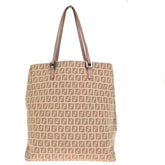 Fendi Shopping Tote Zucca Coated Canvas