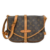Louis Vuitton Saumur Handbag Monogram Canvas