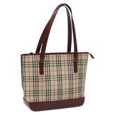 Burberry Nova Check Tote Canvas and Leather