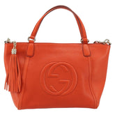 Gucci Soho Convertible Top Handle Bag Leather
