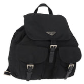 Prada Double Front Pocket Backpack Tessuto