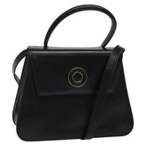Celine Circle Logo Handbag Leather