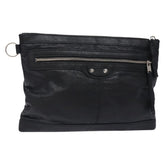 Balenciaga Classic City Clip Pouch Leather