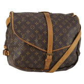 Louis Vuitton Saumur Handbag Monogram Canvas