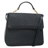 Bally Vintage Handbag Quilted Leather