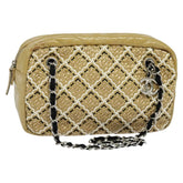 Chanel Camera Case Bag Woven Stitch Patent