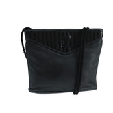 Fendi FF Logo Stamp Zip Pouch Printed Leather