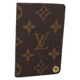 Louis Vuitton Porte Cartes Pression Card Case Monogram Canvas