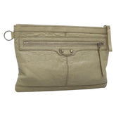 Balenciaga Classic City Clip Pouch Leather