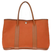 Hermes Garden Party Tote Canvas and Leather