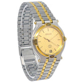 Gucci 9000l Quartz Watch Stainless Steel with Plated Metal