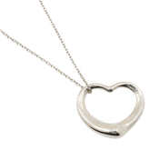 Tiffany & Co. Elsa Peretti Open Heart Pendant Necklace Sterling Silver