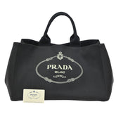 Prada Canapa Convertible Tote Canvas