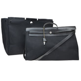 Hermes Herbag Toile and Leather