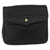 Bally Vintage Chain Shoulder Bag Quilted Leather