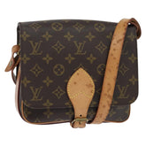 Louis Vuitton Cartouchiere Handbag Monogram Canvas