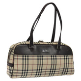 Burberry Nova Check Bowling Bag Canvas