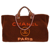 Chanel Deauville Tote Shearling