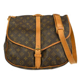 Louis Vuitton Saumur Handbag Monogram Canvas