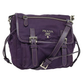 Prada Double Buckle Flap Camera Bag Tessuto