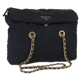 Prada Chain Shoulder Bag Tessuto