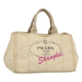 Prada Canapa Convertible Tote Canvas