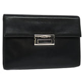 Salvatore Ferragamo Vintage Gancini Pochette Leather