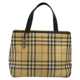 Burberry Nova Check Tote Canvas and Leather