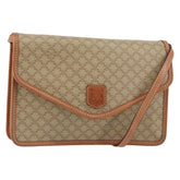 Celine Vintage Macadam Shoulder Bag Canvas