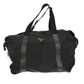 Prada Weekend Duffle Bag Tessuto with Saffiano Leather