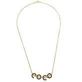 Chanel Coco Long Necklace Gold-plated
