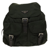 Prada Double Front Pocket Backpack Tessuto