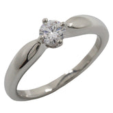Bvlgari Dedicata a Venezia Solitaire Ring Platinum with RBC Diamond E/VS2