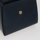 Celine Circle Logo Handbag Leather