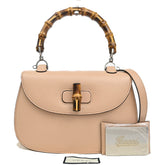 Gucci Bamboo 1947 Top Handle Bag Leather