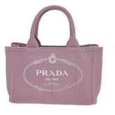 Prada Canapa Open Tote Canvas