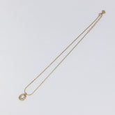 Christian Dior CD Pendant Necklace Gold-plated