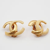 Chanel CC Clip-On Earrings Metal