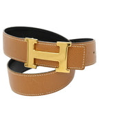 Hermes Constance Reversible Belt Leather