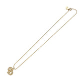Christian Dior CD Pendant Necklace Gold-plated